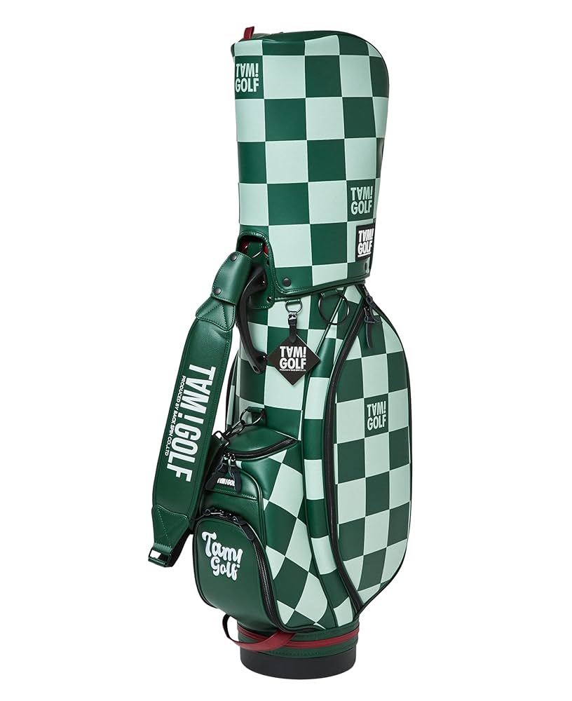 BEAMS GOLF チェック柄 キャディバッグ Amazon | TAM!GOLF チェック柄キャディバッグ カートタイプ 9
